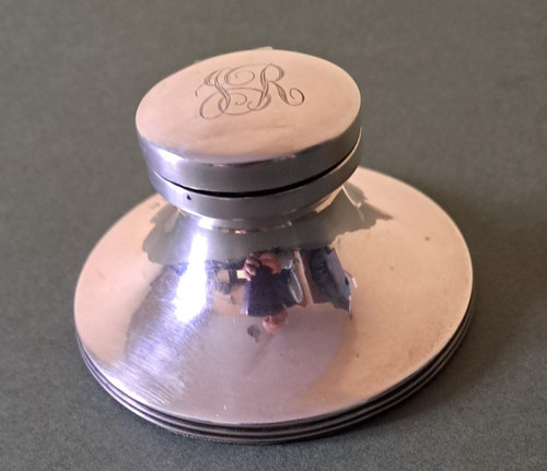 Hallmarked silver capstan - hallmarked,