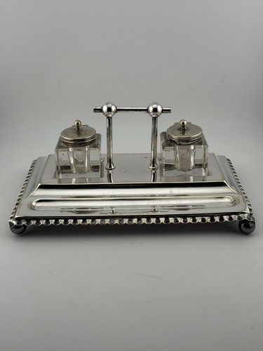 Antique epns double - epns, glass