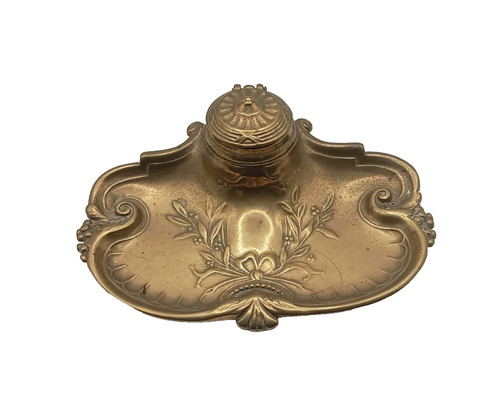 Antique art nouveau brass - nouveau,