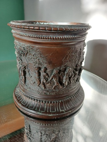 French bronze and - , brass