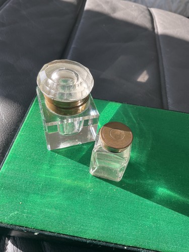 Antique glass brass - antique,