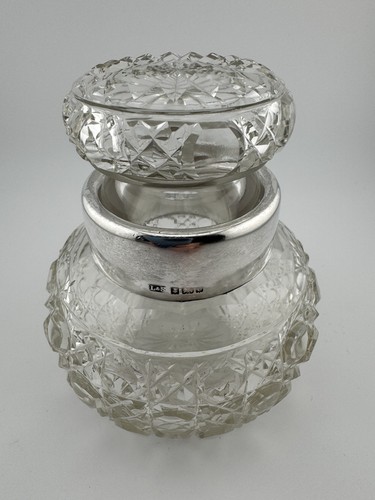 Antique cut glass - glass, with