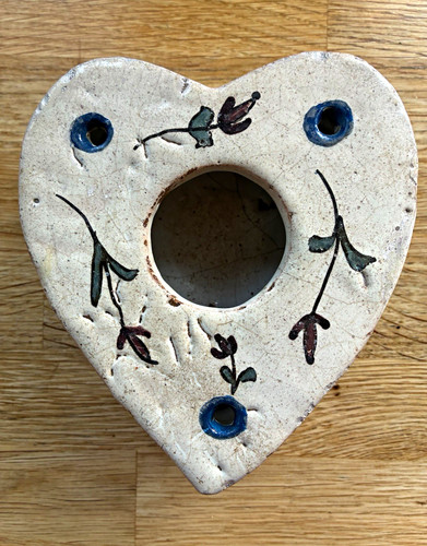 Antique heart shaped ceramic - antique,