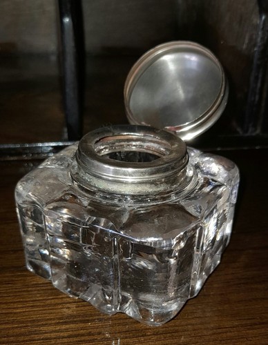 Vintage antique inkwell - vintage,,