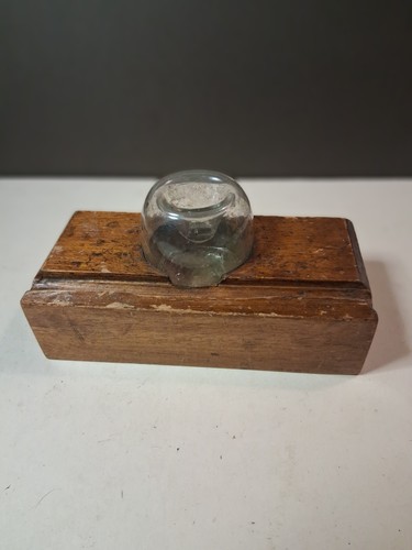 Antique non spill glass - , desk