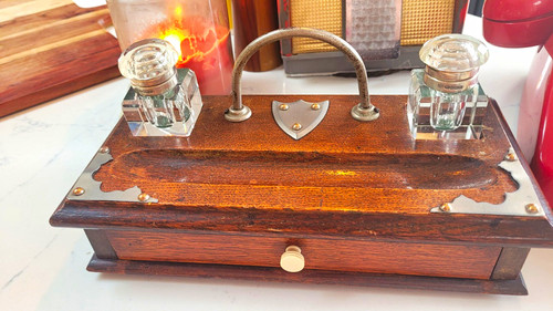 Antique oak wooden - oak, double