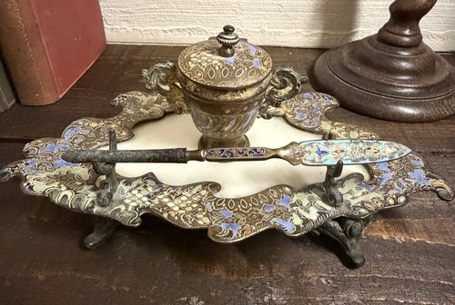 French champleve enamel - french,