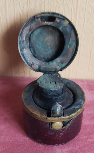 Antique old inkwell - inkwell, /