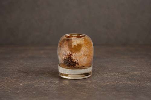 Georgian glass inkwell antique - georgian,