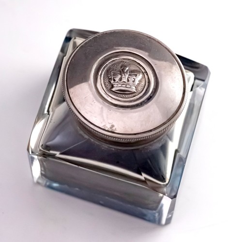 Victorian cut glass - victorian, inkwell