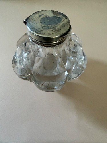 Antique cut glass silver - antique,