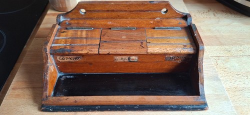 Antique office desk ink - , well