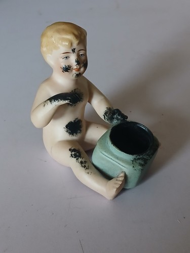 Antique bisque baby - baby, boy