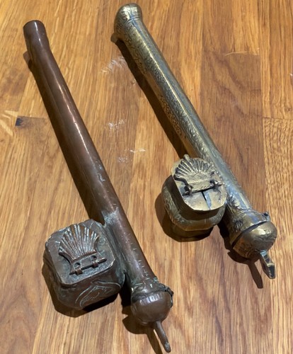 Antique brass traveler - 2,