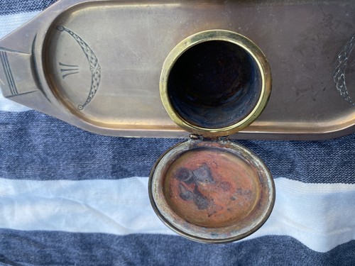 Antique art nouveau copper - nouveau?,