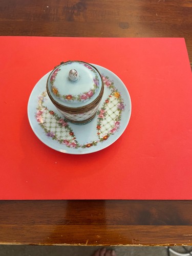Antique hand painted - painted, porcelain