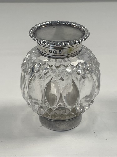 Victorian silver cut glass - victorian,