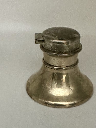 Antique silver plated - , inkwell