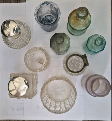 Inkwell collection antique - inkwell,