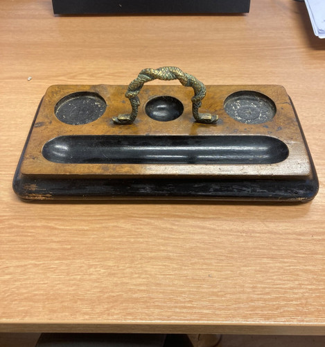 Antique wooden writers stand